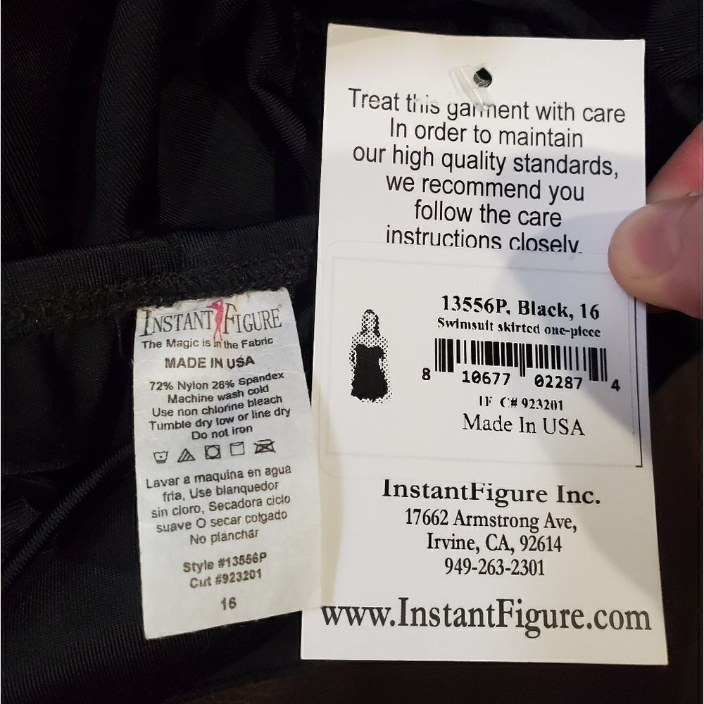 Instantfigure Compression Skirted One-Piece- NEW - Picture 15 of 16